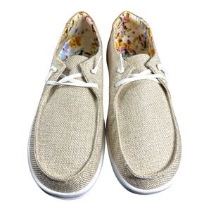 Corkys Kayak Linen Canvas Shoes - Size 11